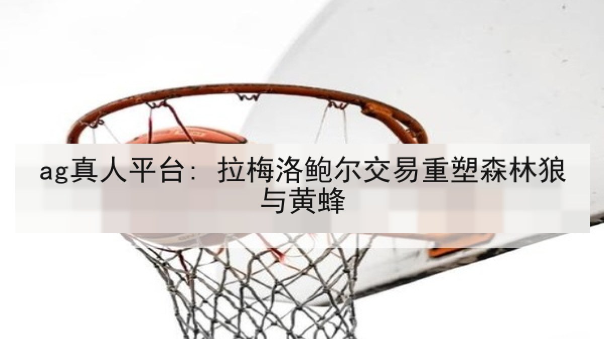 ag真人平台: 拉梅洛鲍尔交易重塑森林狼与黄蜂